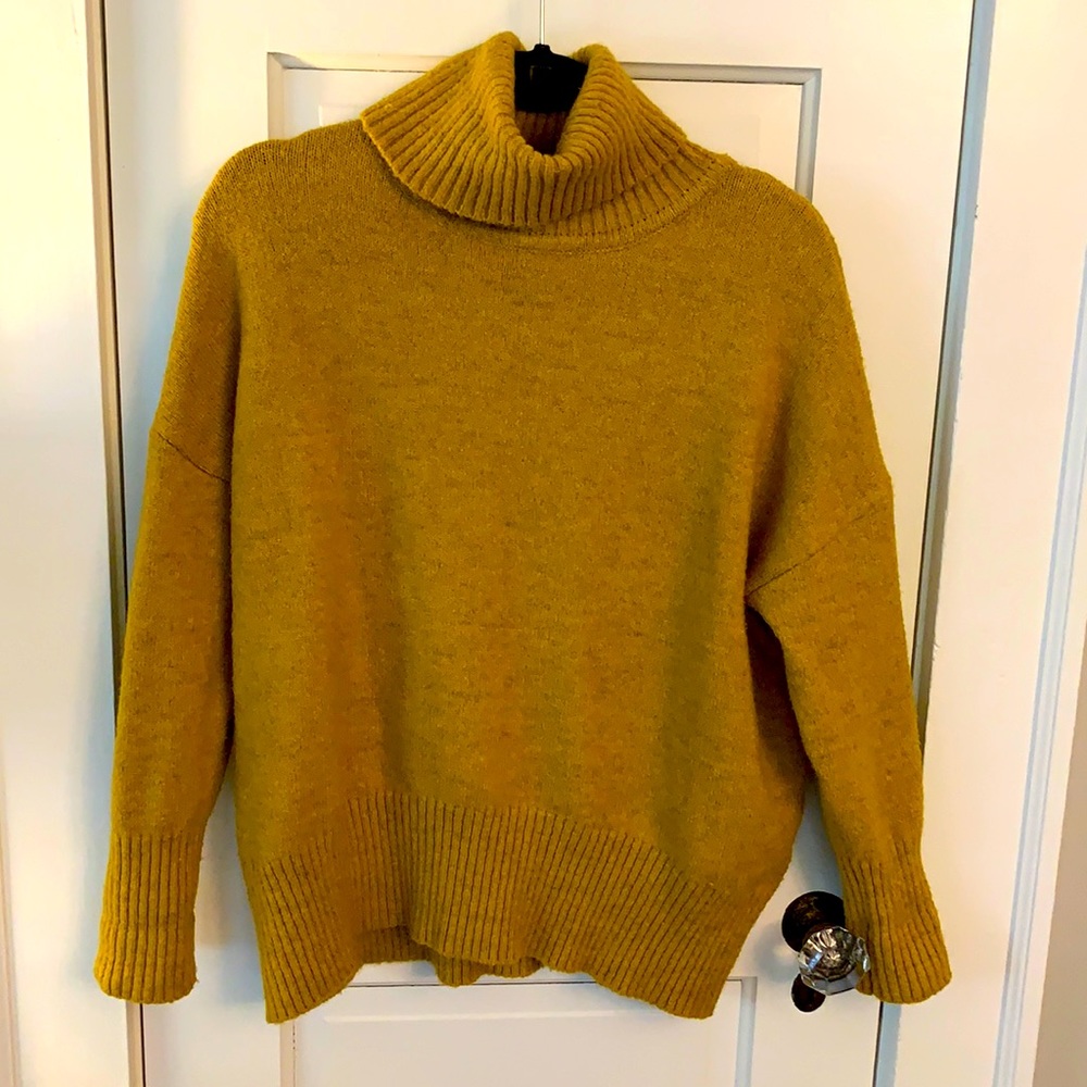 William Rast Golden cowl neck sweater, size S